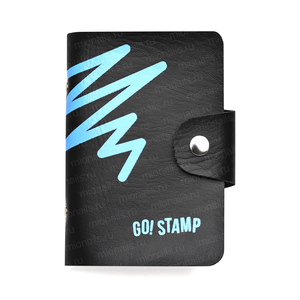 Кейс для стемпинг-пластин Go! Stamp Black Blue