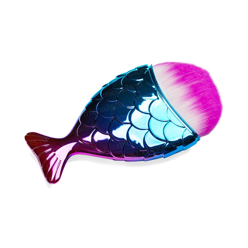 Кисть-рыбка мини, синяя