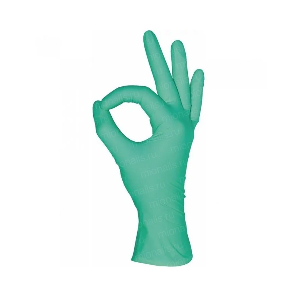 Перчатки mediOk нитриловые, зеленые (Mint), размер S, 100 шт.